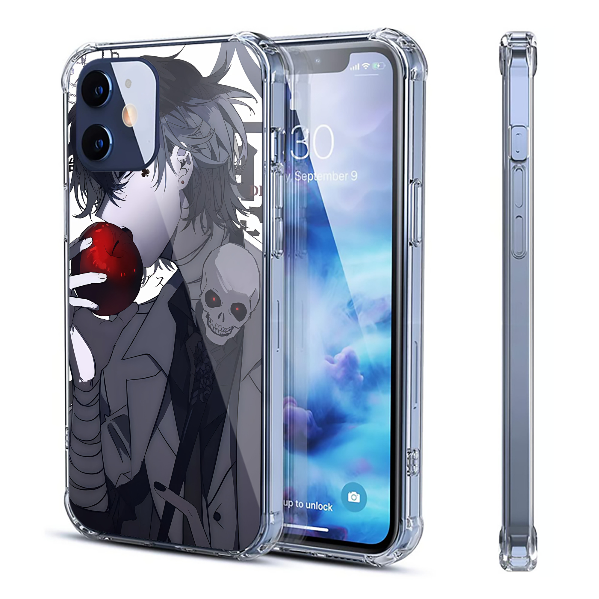 （画像用） 文豪ストレイドッグス Bungo Stray Dogs 【iPhone 12シリーズ対応】透明スマホケース（クリアソフトケース）